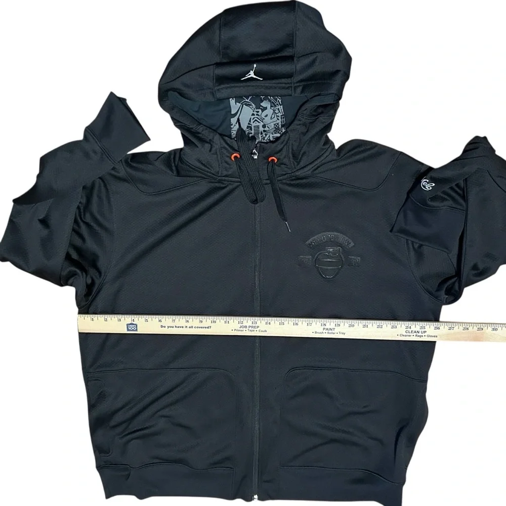Air Jordan & Carmelo Melo Anthony Full Zip Jacket Sz 3XL NY Black Men’s